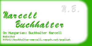 marcell buchhalter business card